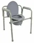 McKesson 146111481 Commode Folding Steel Frame Chair
