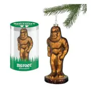 Bigfoot 6.5" Glass Ornament Archie McPhee Holiday Ornaments