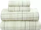 4 Piece 100% Cotton Flannel Sheets Twin Size Bed Set - Warm & Extra Soft, High G