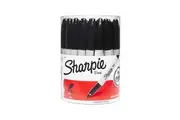 Sharpie Fine Black Canister Pack Of 36