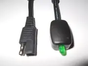TEST LED plug for Portable Solar Panel Battery Charger Sae Car motorcycle Jetski