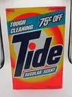 TIDE Regular Scent Laundry Detergent 4lb 8oz King Sz Unopened Full Box 1980s Vtg