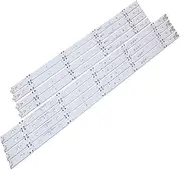 BGBLKLGPPN 8 PCS(4*A 4*B) LED Backlight Strip Compatible with LG TV 49UF6407 LGE_WICOP_49inch_UHD_REV06_A LGE_WICOP_49inch_UHD_REV06_B NC490DG TV Light Strip
