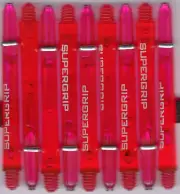 1.75in. 2ba HOT PINK HARROWS SUPERGRIP Dart Shafts & Springs: 1 set of 3