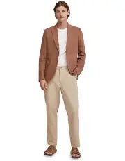 [Oxford] Milton Linen Blend Blazer in Spice