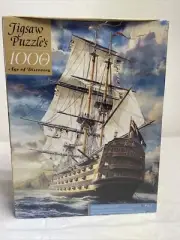AGE OF DISCOVERY Sail SHIP Excalibur 1000 WOOD piece Puzzle InGooooD WOODEN NEW