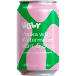 Ugly Vodka Watermelon & Mint Can 330mL