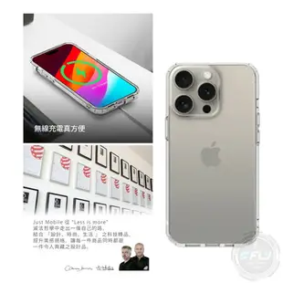 【飛翔商城】Just Mobile TENC Air iPhone 15 透明氣墊抗摔手機殼◉公司貨◉Pro Max