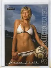 MELISSA KELLER 2002 SPORTS ILLUSTRATED SI SWIMSUIT #SP3 "GOLD FOIL" PROMO CARD