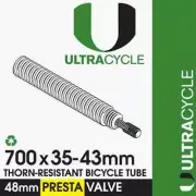 ULTRACYCLE Triple-Thick/Puncture Resistant Tube 48 mm Presta 700c x 35-43 mm
