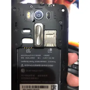 零件機 長輩機 二手機ASUS Z00LD ZenFone2 Laser ZE550KL 5.5吋 32G