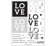 Concord & 9th Clear Stamp Set Love You So