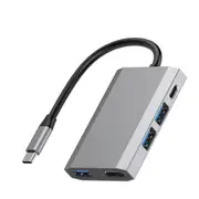 5 In 1 Hub Adapter Usb-C / Type-C To Usb 3.0 + Usb-C / Type-C + Hdmi Interfaces