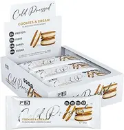 Fibre Boost Cold Pressed Cookies and Cream flavoured Protein Bar