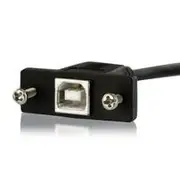 StarTech 90cm Panel Mount USB Cable B to B, F/M - USBPNLBFBM3