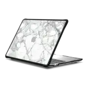 MacBook Pro 13-inch (M1 / M2 / Intel) Impact Case Martble Pattern with transparent apple logo
