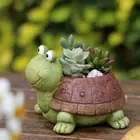 Turtle Shape Flower Bed Pot Box Container Home Garden Planter