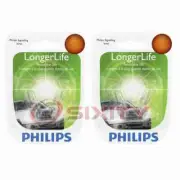2 pc Philips License Plate Light Bulbs for Mazda 323 626 929 B2300 B3000 yp (for: Mazda)