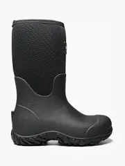 Bogs Boots Workman High Abrasion Men's Boots Ideal for Grass and Mud BLACK Size US 10/EU 43