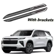 2Pcs running board Fits For Chevrolet Traverse 2024 2025 Side Steps nerf Bars