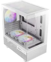 Antec CX200M RGB Elite, mATX, 270 degrees view, USB 3.0 x 2, Audio I/O Bottom. Mesh front and bottom. Clear Glass View, 5x RGB Fans. White Gaming Case CX200M Elite White