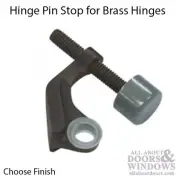 Hinge Pin Stop For Brass Hinges, Solid Brass - Polished Brass