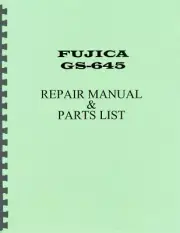 Fuji Fujica GS-645 Camera Service & Repair Manual Reprint