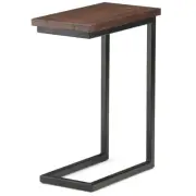 Simpli Home Skyler Industrial 18 inch Wide Metal C Side Table, Fully Assembled