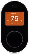 WYZE WTHERM, Smart WiFi Thermostat for Home with App Control, Compatible with Alexa, Black