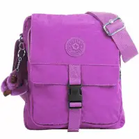 在飛比找博客來優惠-Kipling 翻蓋尼龍斜背包-紫色 (現貨+預購)紫色