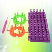 Knitting Looms Set Round Circle Craft Loom Hook Sewing Blankets Scarf Shawls Hat