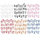 156PCS a-Z Letter Letter Iron on Patches Iron on Letters for Clothing Bags