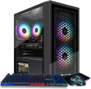 STGAuborn Gaming Pc Computer Desktop Rx550 4GB, Intel I7 Xeon E5, 16GB Of Ram