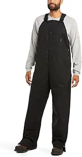 [ARIAT] Men's Flame Resistant Insulated Bib 2.0Coveralls, Black, LG 34