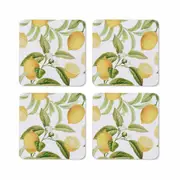 Madras Link Citrus Square Coaster Set of 4