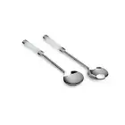 Onyx Salad Serving Set Cutlery Spoon Nickel Silver Kitchen Dining Utensils