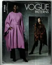 Vogue #R10865 Cute Cape with variations Pattern Size: Xsm-Med (4-14) UC