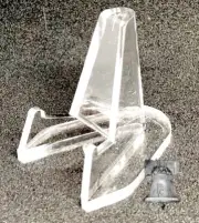 2 Display Stand Easel for Coin Slab Proof Set Mint Set Stands Air-tite CLEAR