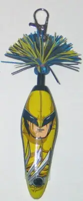 Marvel Comics Wolverine Figure Kooky Novelty Pen Key Chain Series Two NEW UNUSED
