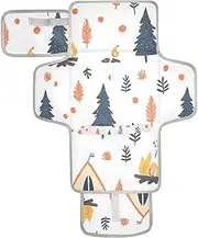 Reusable Changing Pads for Baby with Tissue Pocket Waterproof Changing pad Lightweight & Foldable Changing Station