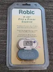 Robic M307 Step & Stride Counter New With Free Shipping