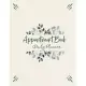 Appointment Book Daily Planner: Undated 52 Weeks Appointment Book For Salons, Nail Technicians, Spas, Beauty, Hair Stylists, Estheticians, Makeup Arti