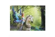 Anne Stokes Realm of Enchantment Canvas Plaque (Multicoloured) (Small)