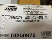 Zurn ZH6603AV-WS1-7L-MBP Concealed Flush Valve Prison Penal Push Button 1.6 gpf