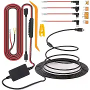 Universal Dash Cam Hardwire Kit Mini Type C Hard Wire Cable Fuse for Car SUV DVR (for: Volvo)