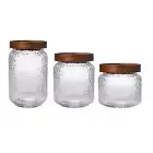 Airtight Food Storage Container Home Organizer Container with Lid Glass Kitchen