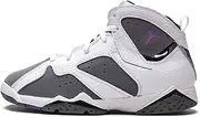 [Nike] Little Kid's Jordan 7 Retro BP Flint White/Varsity Purple (DJ2778 100)