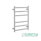 Linsol Avid 6 Bar Heated Towel Rail Chrome