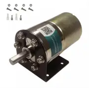 Centric Ouput Shaft Micro Geared Motor DC 12V 100rpm w/ Bracket 37mm Bringsmart