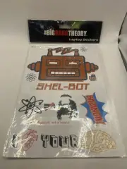 The Big Bang Theory Lap Top Stickers Shelbot Bazinga Sheldon Cooper TV Show